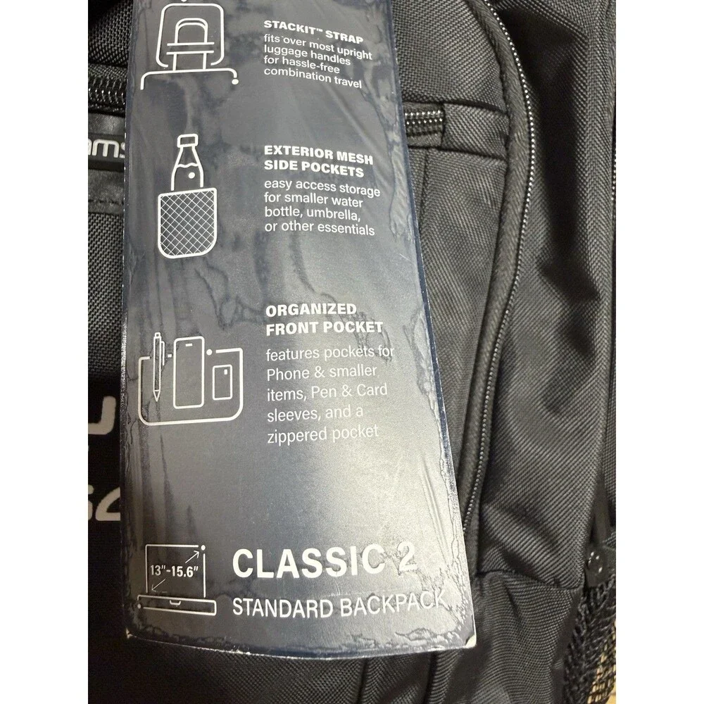 NEW Samsonite - Classic 2 Backpack for 13-15.6